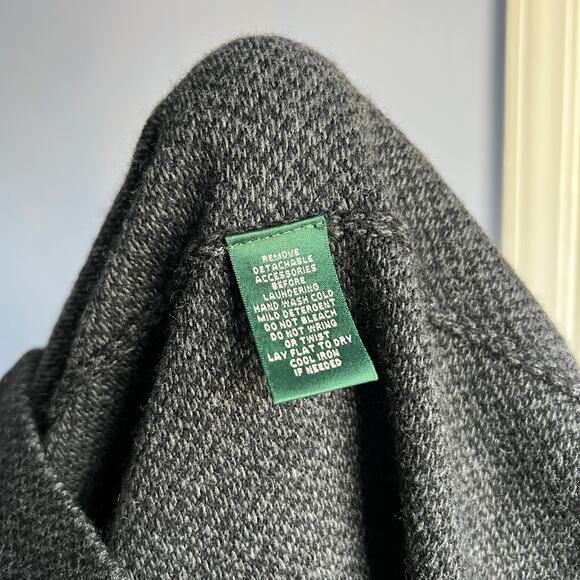 NWT Lauren‎ Ralph Lauren Merino Wool Angora Cashmere Knit Dress Petite Medium - Picture 9 of 11